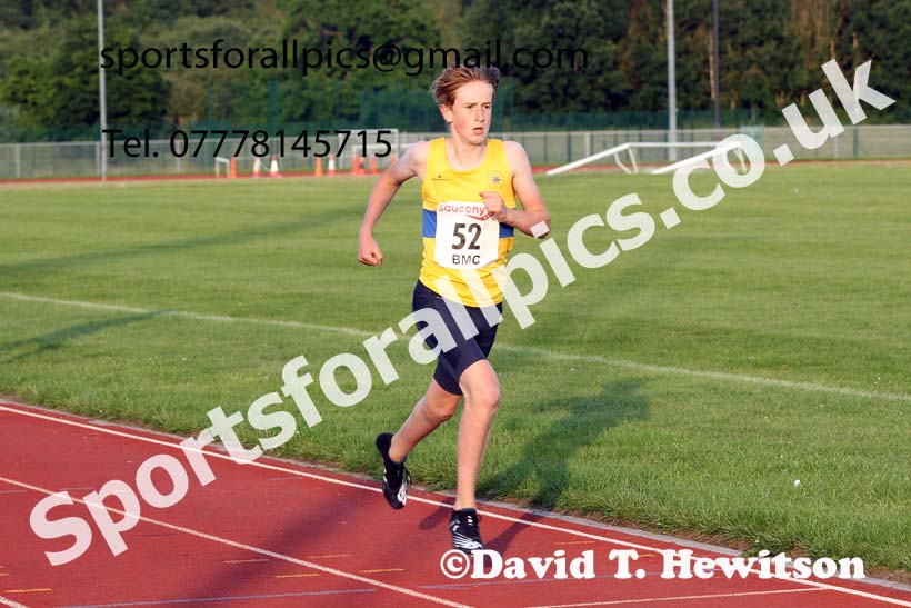 BMC 1500 metres, BMC, Chester le Street, July 19th. Photo: David T. Hewitson/Sports for All Pics